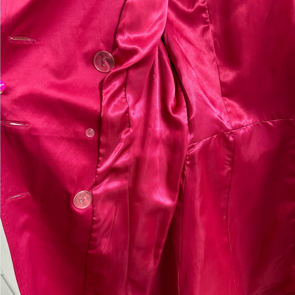 Beautiful Bebe fucia spring coat (size small) - Picture 2 of 3
